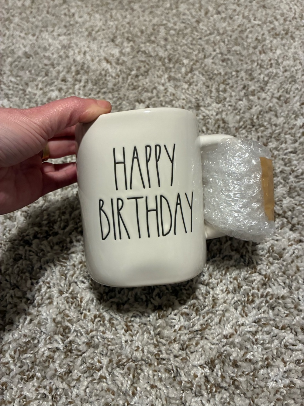 Rae Dunn Cream and Black Artisan Collection Mug
